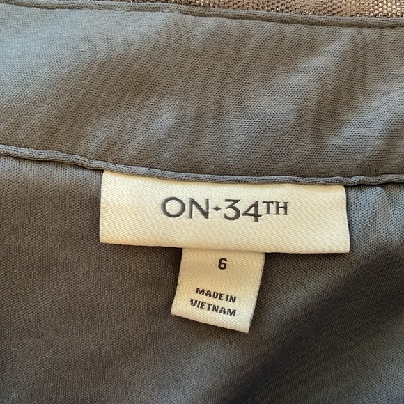 NWOT Silver Sequin Long Skirt - Picture 7 of 9